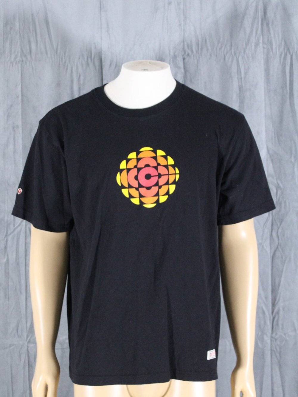 Graphic T-shirt - Classic CBC Logo on Black - Men's Large